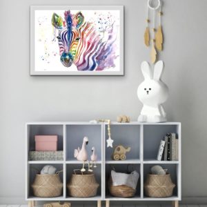 Zebra - Watercolor Animals