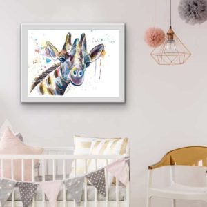 Giraffe - Watercolor Animals
