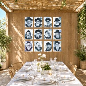 Gedolim-Sukkah Mural