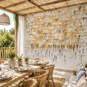 Gold Kotel - Sukkah Mural
