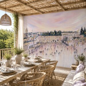 Serenity Kotel - Sukkah Mural