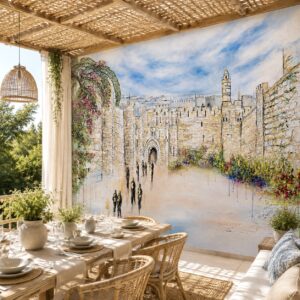 Sha'ar Yafo- Sukkah Mural
