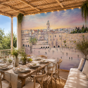 Kotel at Sunrise- Sukkah Mural